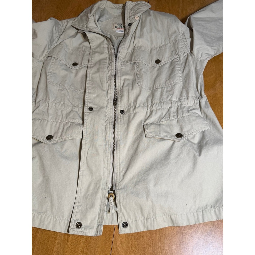 Women's Redhead khaki utility anorak jacket Size Medium.  Utilitarian chic. - Picture 7 of 10